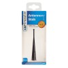 CARTREND Antennenstab im sportlichen Design mit Gewindeadapter 10 cm